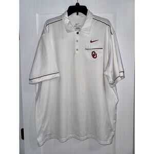Nike Dri-Fit Oklahoma Sooners Golf Polo Shirt Men’s 2XL